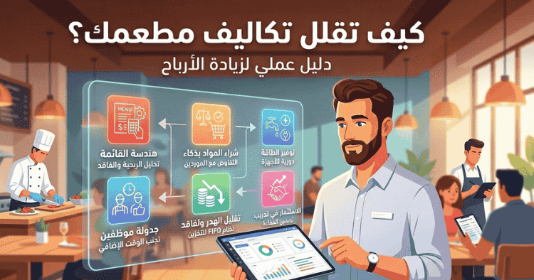 كيف تقلل تكاليف مطعمك 30% باستخدام التقنية