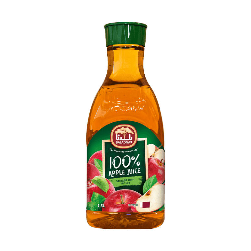 عصير تفاح طبيعي